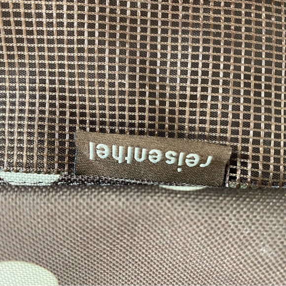 Reisenthel Hanging Brown Polka Dot Wrap Cosmetic Toiletry Travel Bag - Picture 6 of 10